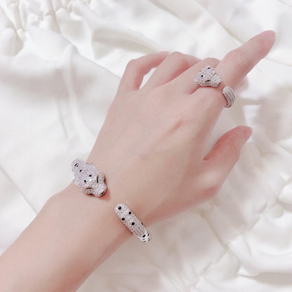[NOBLE AURA] PANTHERE BIG BRACELET DIAMONDS
