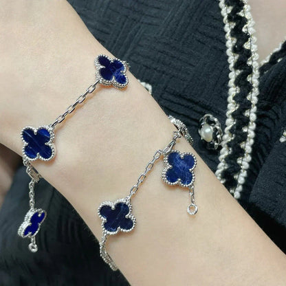 [NOBLE AURA]CLOVER 5 MOTIF PIETERSITE BRACELET COLLECTION