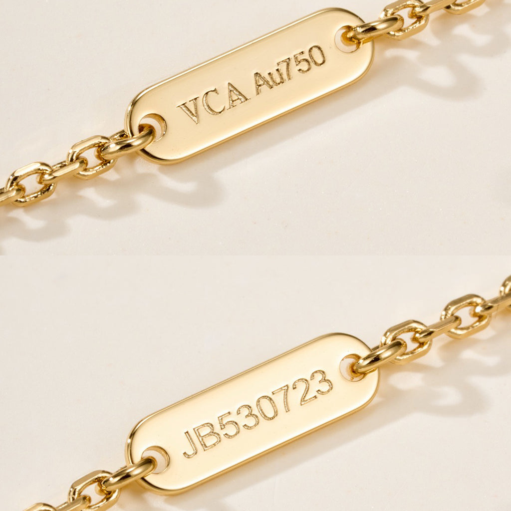[NOBLE AURA]FLOWERLACE NECKLACE 5 DIAMONDS