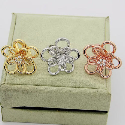 [NOBLE AURA] FLOWERLACE RING 5 DIAMONDS
