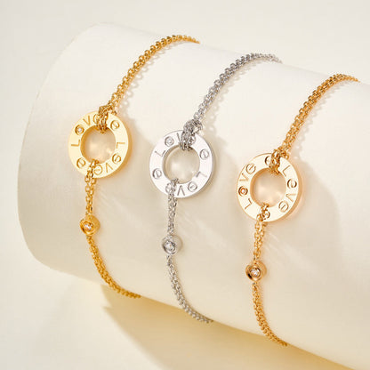 [NOBLE AURA] LOVE BRACELET 2 DIAMOND