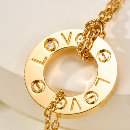[NOBLE AURA] LOVE BRACELET 2 DIAMOND