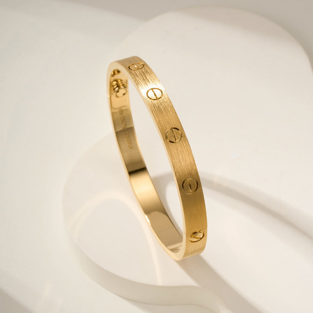 [NOBLE AURA]LOVE BRACELET 6.1MM BRUSHED