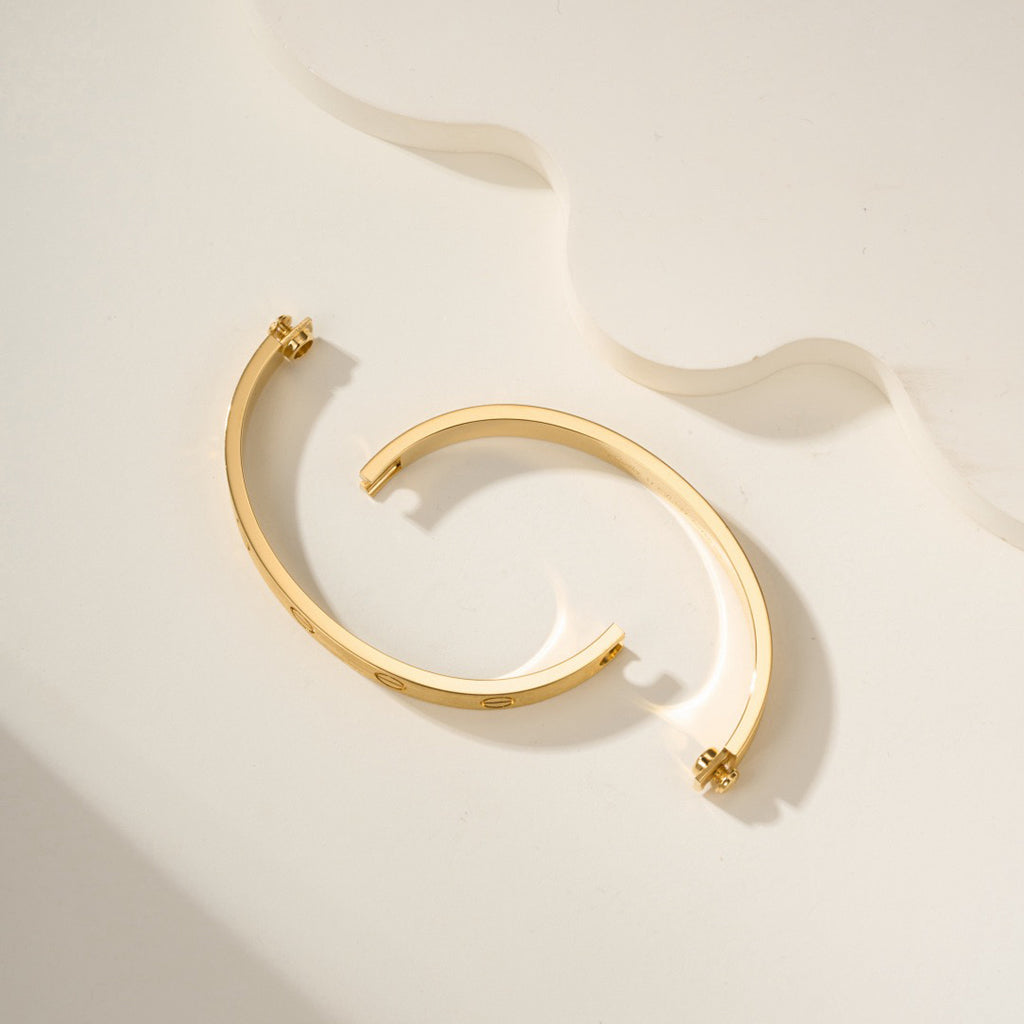 [NOBLE AURA]LOVE BRACELET 6.1MM BRUSHED