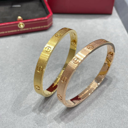 [NOBLE AURA]LOVE BRACELET 6.1MM BRUSHED