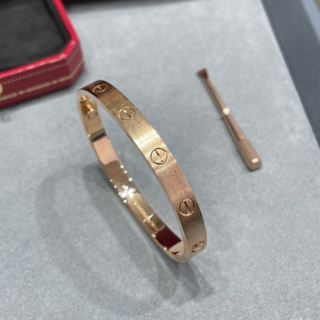 [NOBLE AURA]LOVE BRACELET 6.1MM BRUSHED