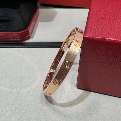 [NOBLE AURA]LOVE BRACELET 6.1MM BRUSHED