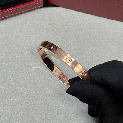 [NOBLE AURA]LOVE BRACELET 6.1MM BRUSHED
