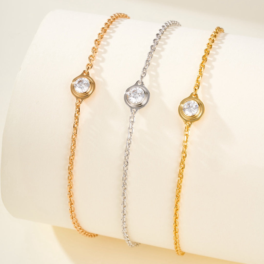 [NOBLE AURA] DAMOUR BRACELET 1 DIAMOND