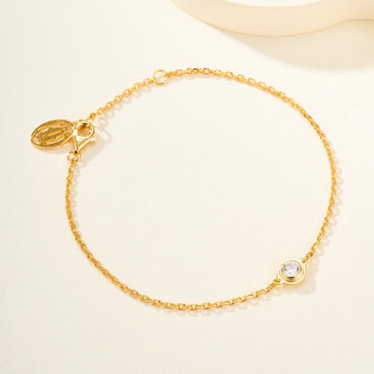 [NOBLE AURA] DAMOUR BRACELET 1 DIAMOND