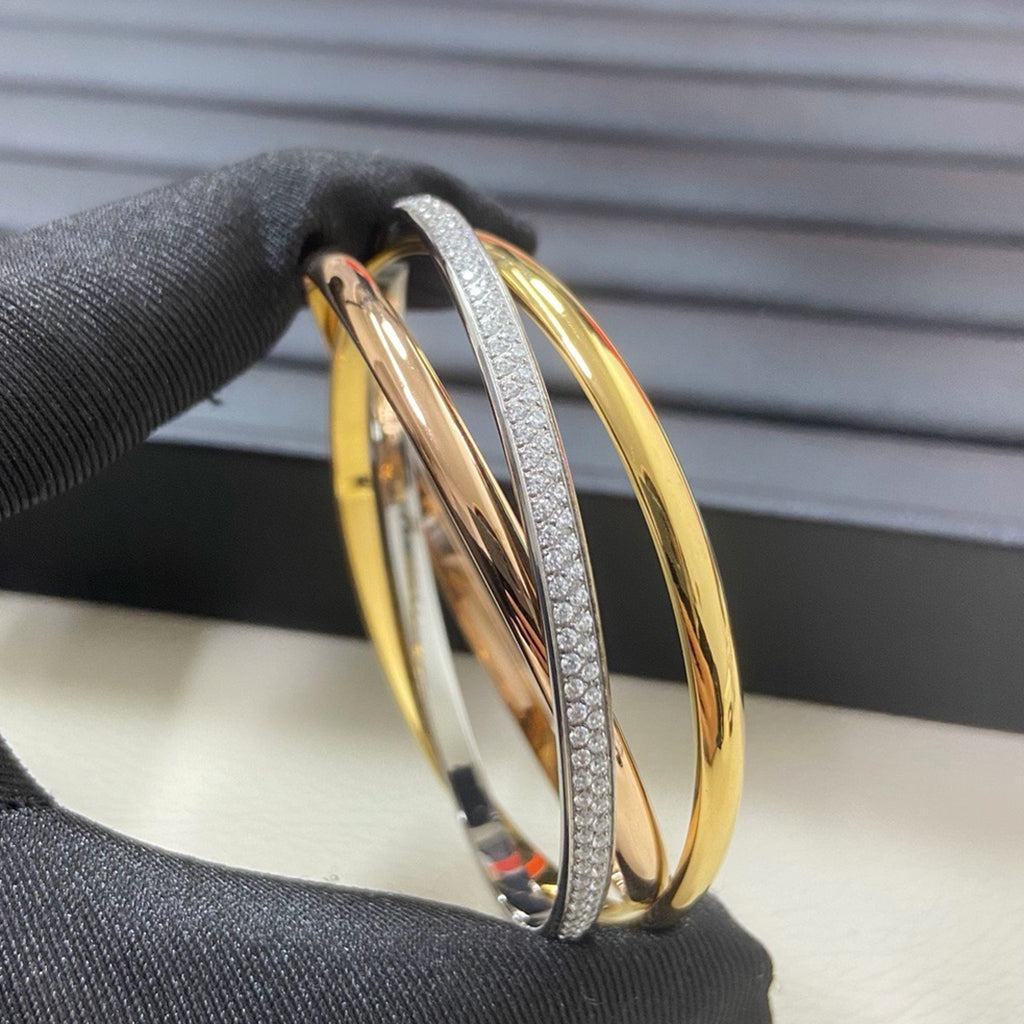 [NOBLE AURA] TRINITY 2.8MM SMALL BRACELET