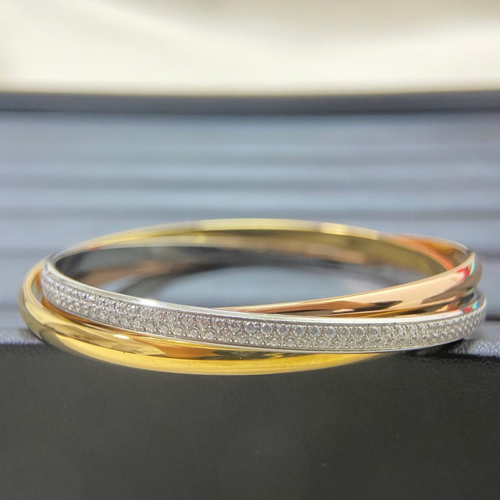 [NOBLE AURA] TRINITY 2.8MM SMALL BRACELET