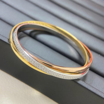 [NOBLE AURA] TRINITY 2.8MM SMALL BRACELET