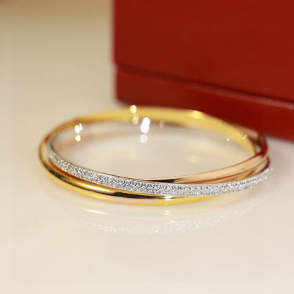 [NOBLE AURA] TRINITY 2.8MM SMALL BRACELET
