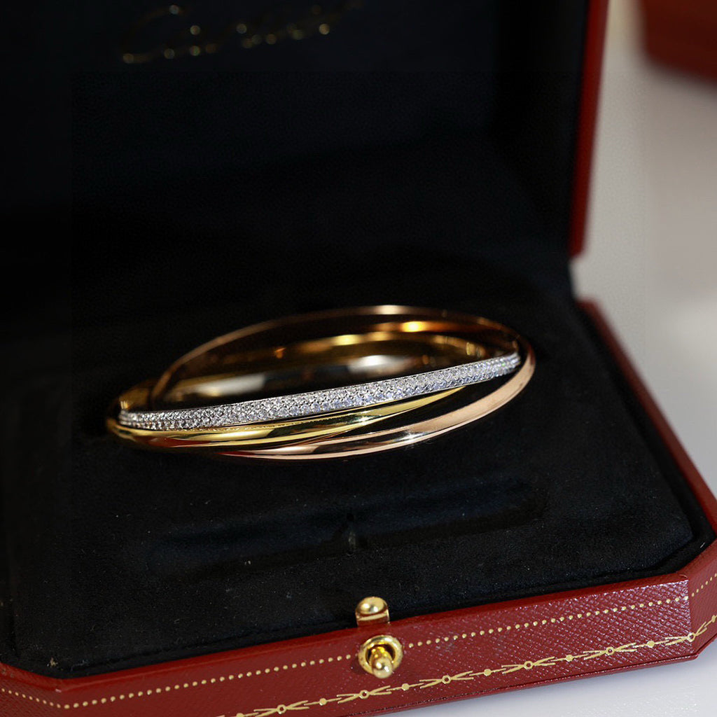 [NOBLE AURA] TRINITY 2.8MM SMALL BRACELET