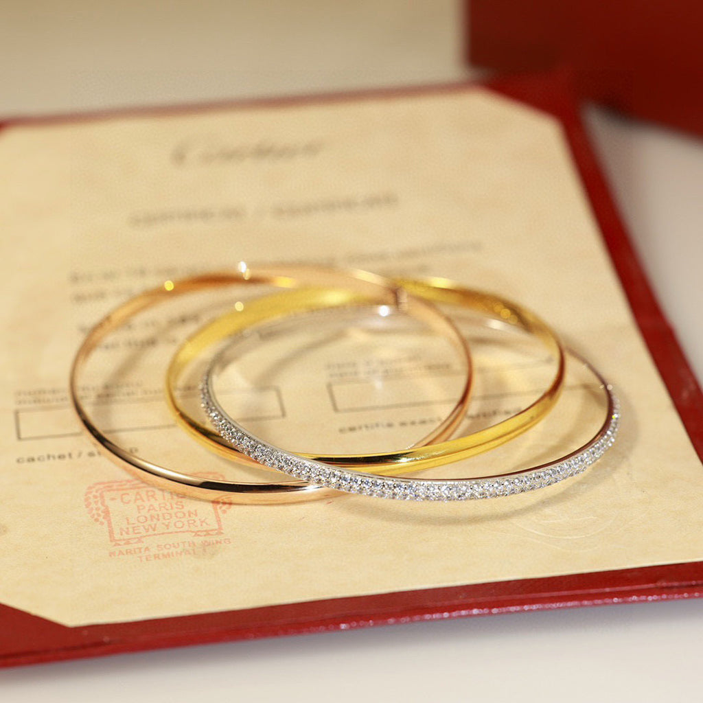 [NOBLE AURA] TRINITY 2.8MM SMALL BRACELET