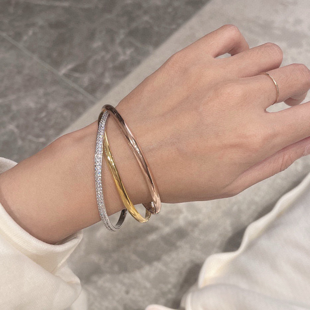 [NOBLE AURA] TRINITY 2.8MM SMALL BRACELET