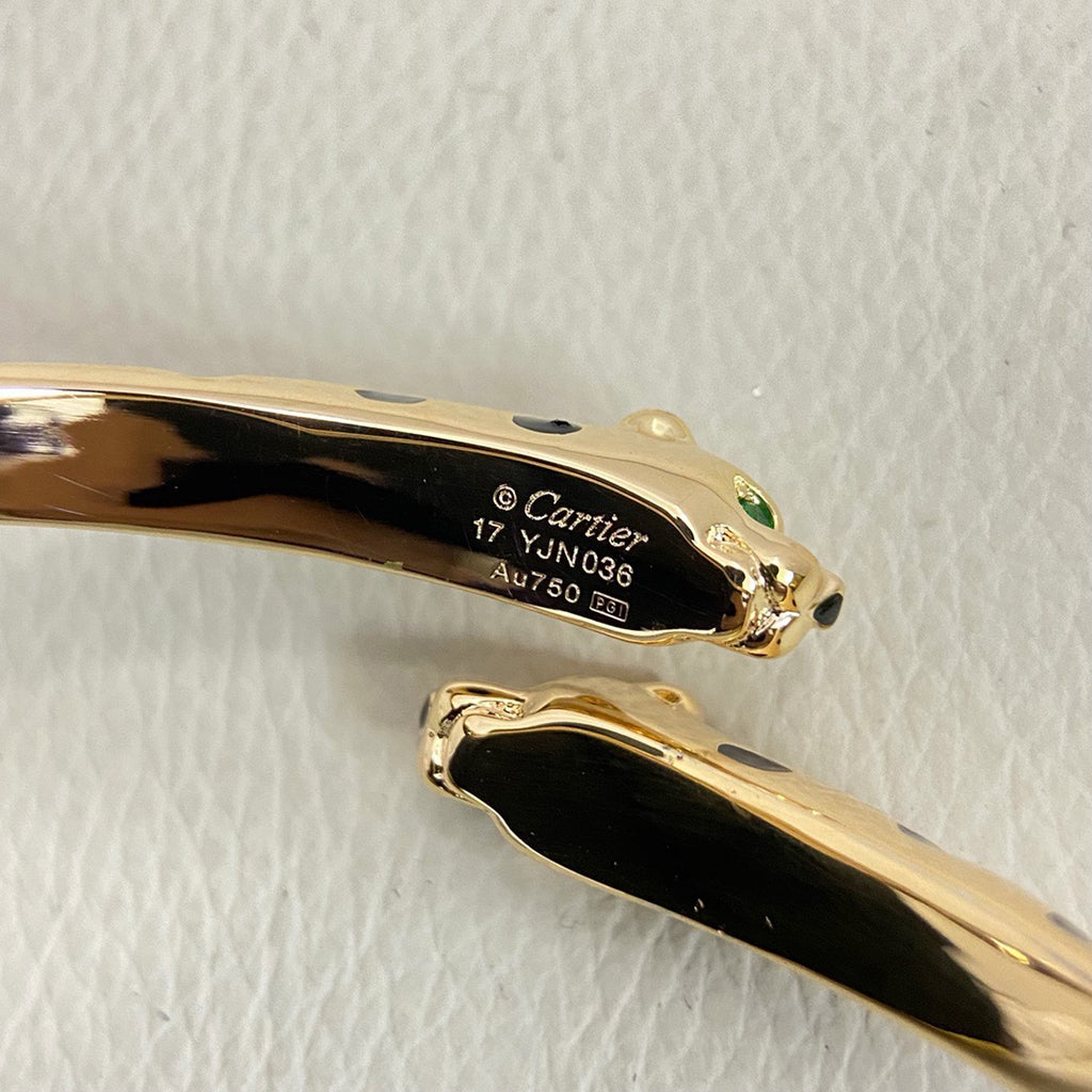 [NOBLE AURA] PANTHERE DOUBLE HEADED OPEN BRACELET