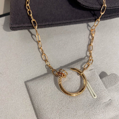 [NOBLE AURA] JUSTE NECKLACE FULL DIAMONDS