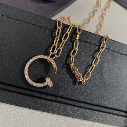 [NOBLE AURA] JUSTE NECKLACE FULL DIAMONDS