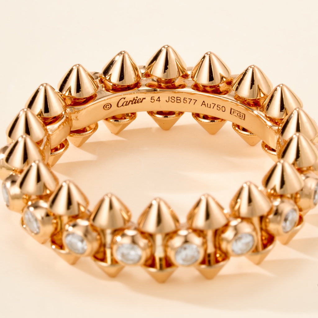 [NOBLE AURA] CLASH 6.8MM DIAMOND MEDIUM RING