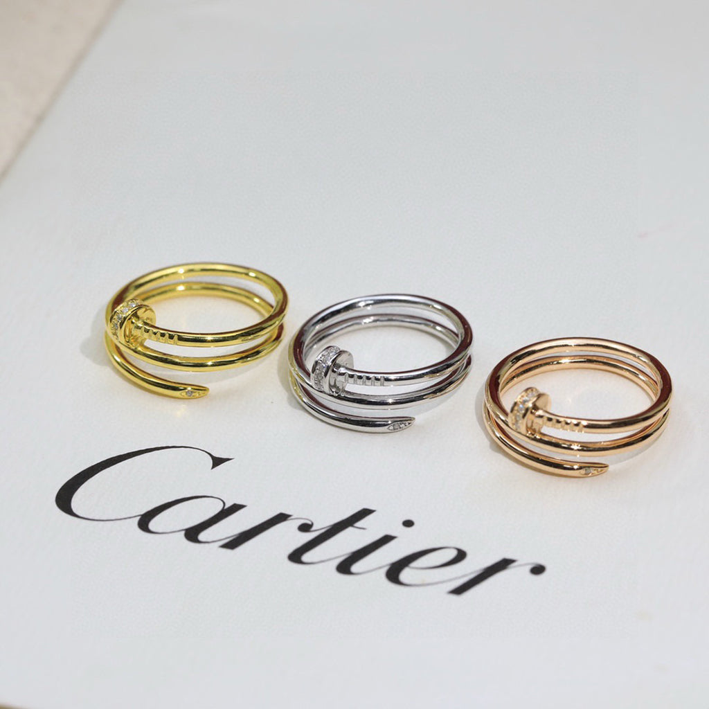 [NOBLE AURA] JUSTE RING 4.8MM HALF DIAMOND