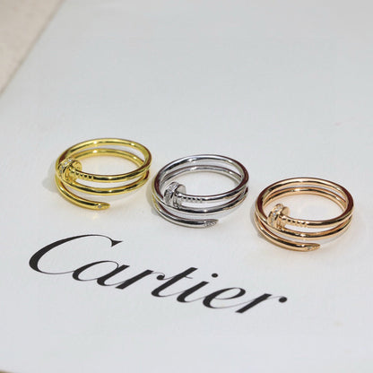 [NOBLE AURA] JUSTE RING 4.8MM HALF DIAMOND