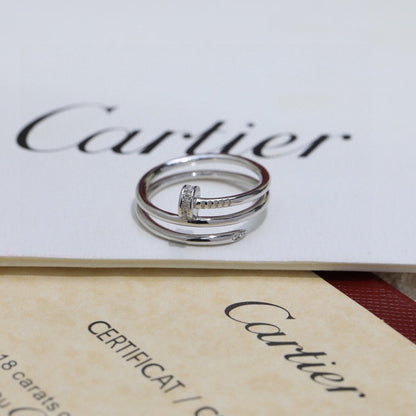 [NOBLE AURA] JUSTE RING 4.8MM HALF DIAMOND