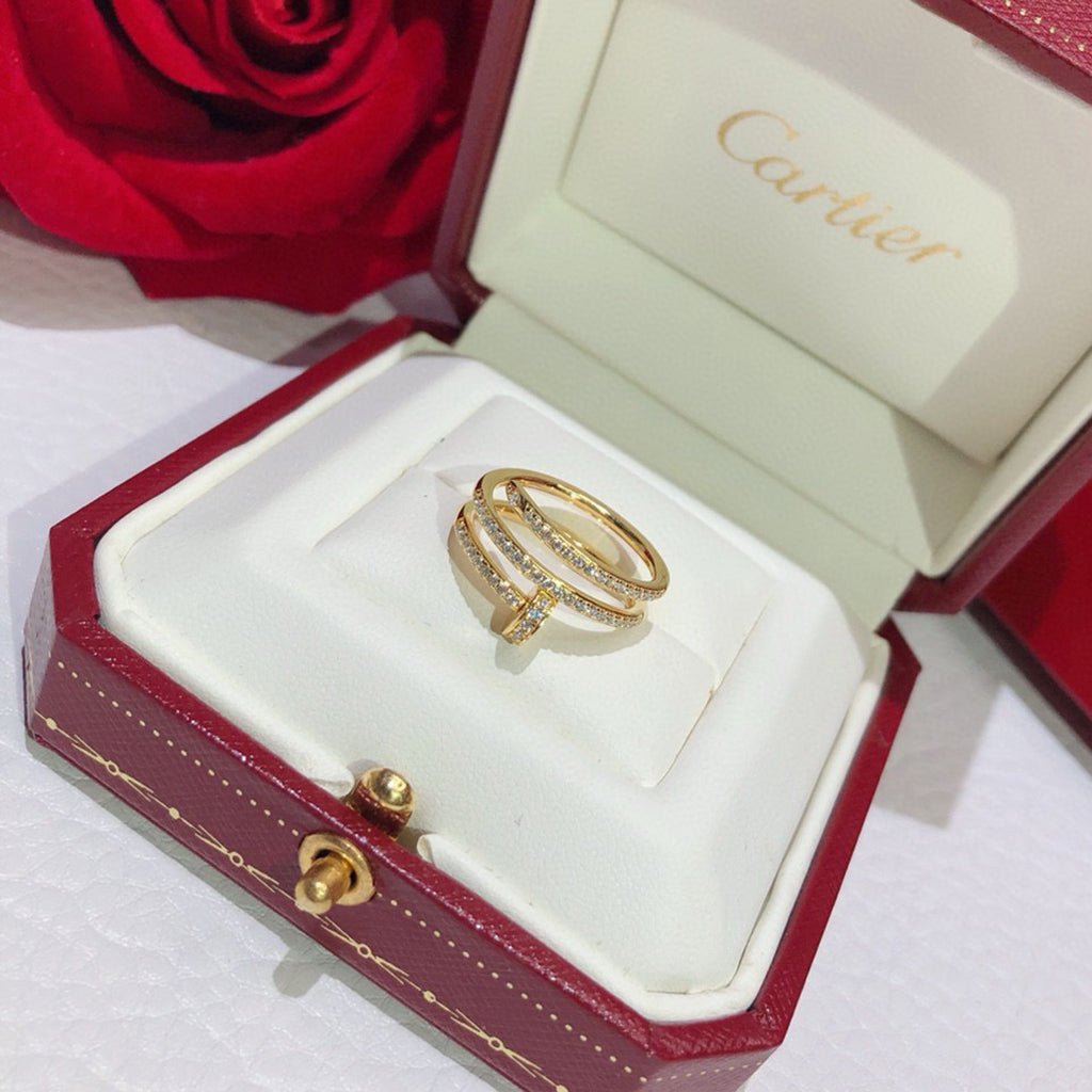 [NOBLE AURA] JUSTE RING 4.8MM FULL DIAMOND