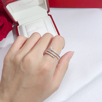 [NOBLE AURA] JUSTE RING 4.8MM FULL DIAMOND