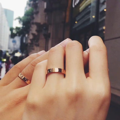 [NOBLE AURA] LOVE RING 3.6 MM NO DIAMOND