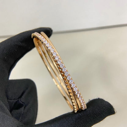 [NOBLE AURA] ETINCELLE HALF-PAVED DIAMOND BRACELET