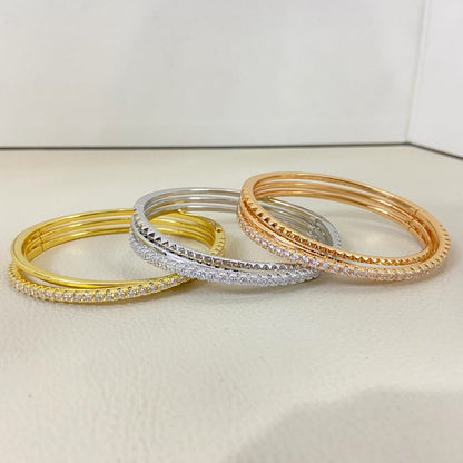 [NOBLE AURA] ETINCELLE HALF-PAVED DIAMOND BRACELET