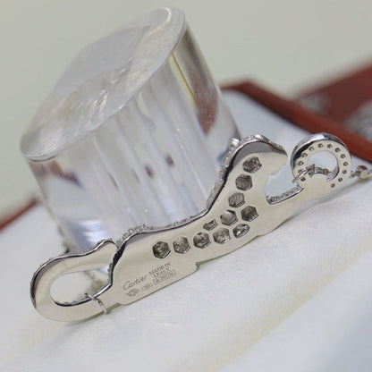 [NOBLE AURA] PANTHERE PAVED DIAMOND NECKLACE