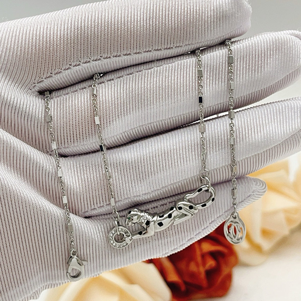 [NOBLE AURA] PANTHERE FULL DIAMOND NECKLACE