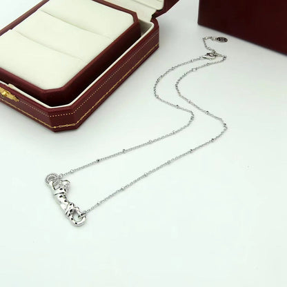[NOBLE AURA] PANTHERE FULL DIAMOND NECKLACE