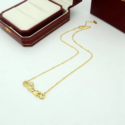 [NOBLE AURA] PANTHERE FULL DIAMOND NECKLACE