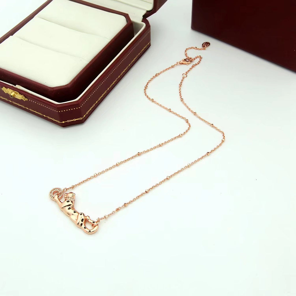 [NOBLE AURA] PANTHERE FULL DIAMOND NECKLACE