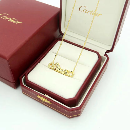 [NOBLE AURA] PANTHERE FULL DIAMOND NECKLACE