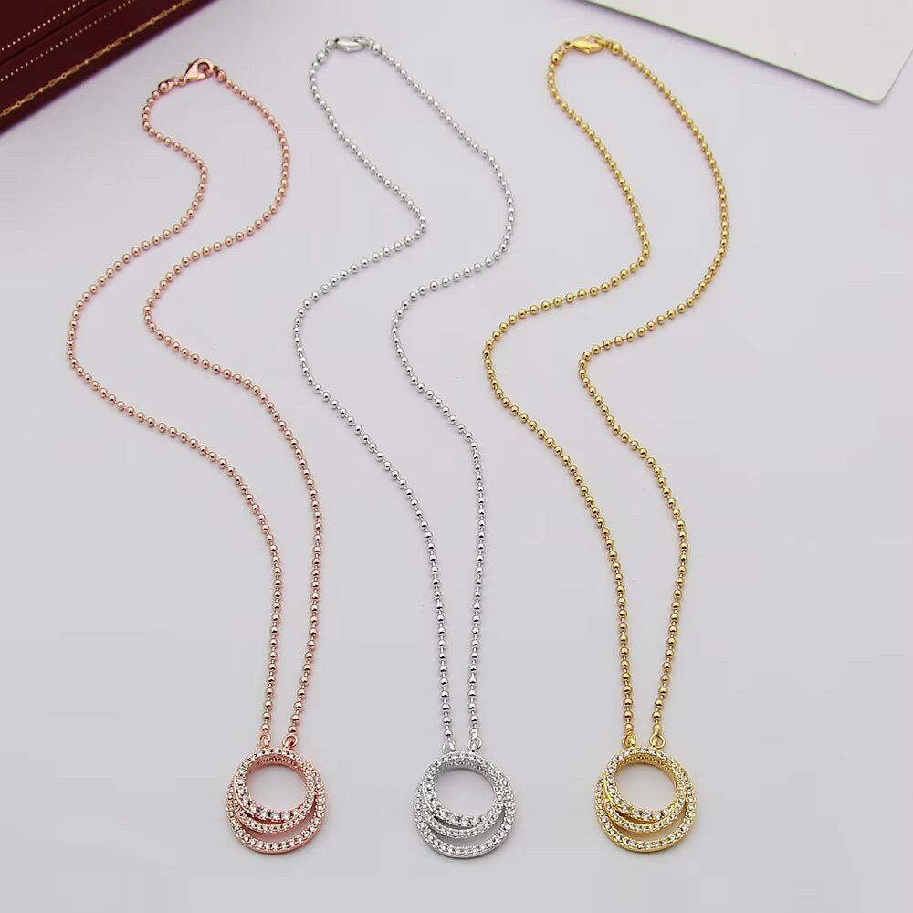 [NOBLE AURA] ETINCELLE  FULL DIAMOND NECKLACE