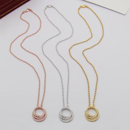 [NOBLE AURA] ETINCELLE  FULL DIAMOND NECKLACE