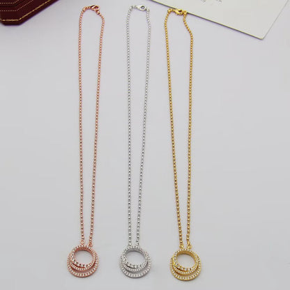 [NOBLE AURA] ETINCELLE  FULL DIAMOND NECKLACE