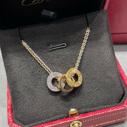 [NOBLE AURA] LOVE 6 DIAMOND PENDANT NECKLACE