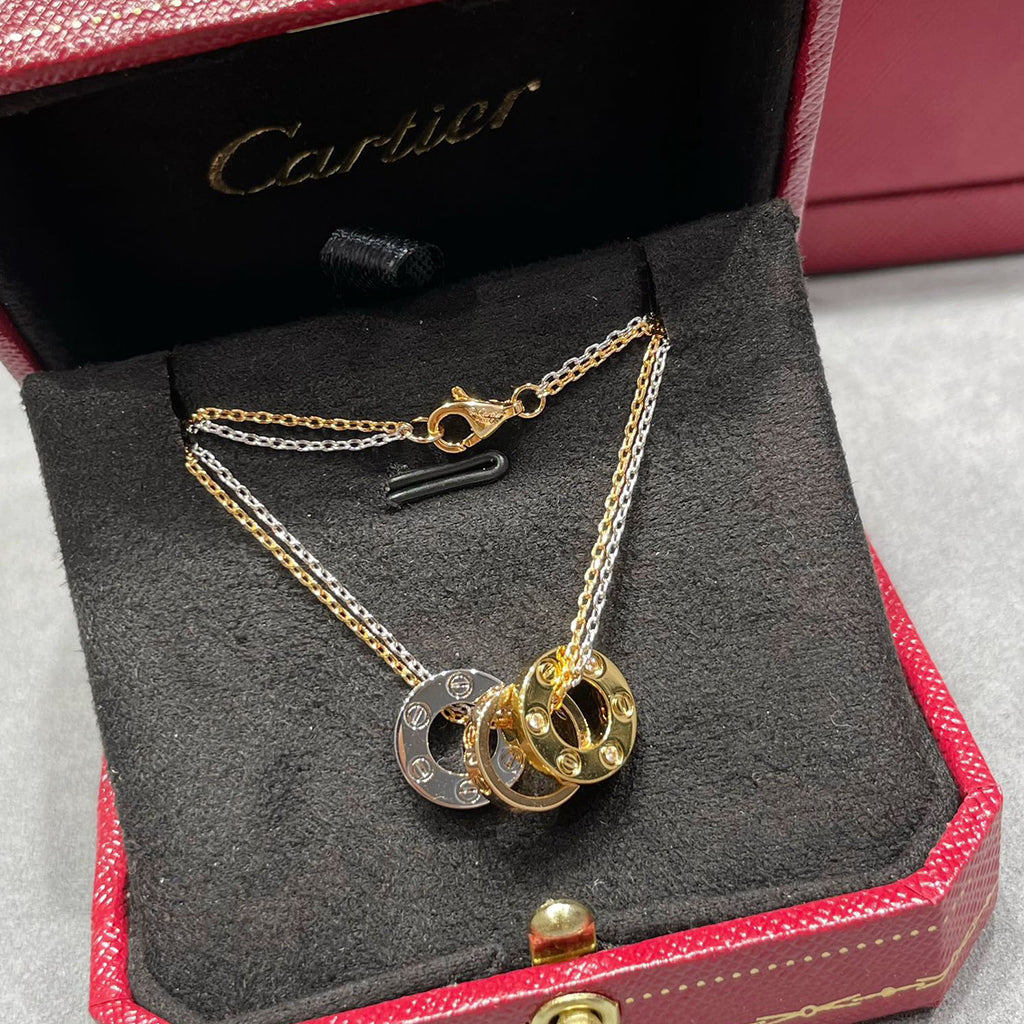 [NOBLE AURA] LOVE 6 DIAMOND PENDANT NECKLACE