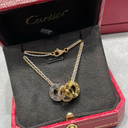 [NOBLE AURA] LOVE 6 DIAMOND PENDANT NECKLACE