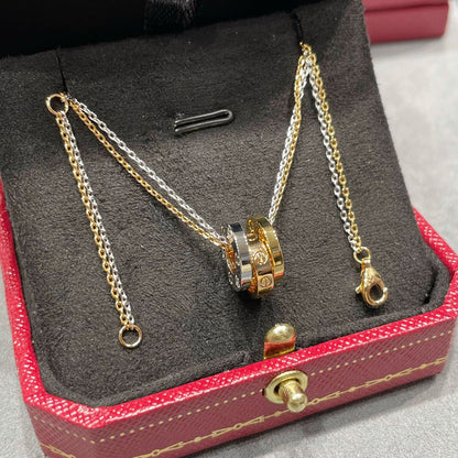 [NOBLE AURA] LOVE 6 DIAMOND PENDANT NECKLACE