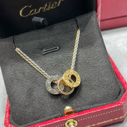 [NOBLE AURA] LOVE 6 DIAMOND PENDANT NECKLACE