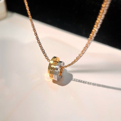 [NOBLE AURA] LOVE 6 DIAMOND PENDANT NECKLACE