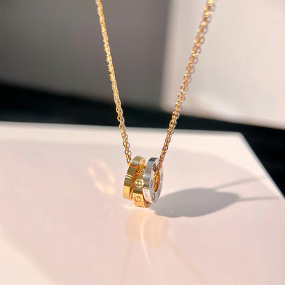[NOBLE AURA] LOVE 6 DIAMOND PENDANT NECKLACE