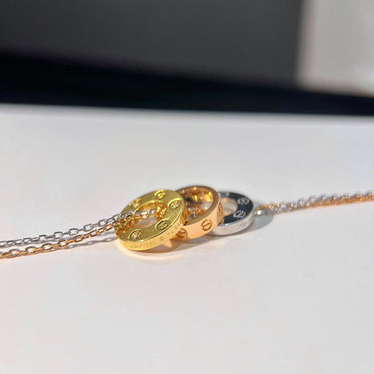 [NOBLE AURA] LOVE 6 DIAMOND PENDANT NECKLACE
